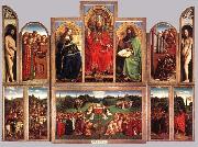 Jan Van Eyck The Ghent Altarpiece oil painting reproduction